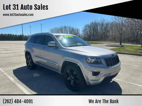 2015 Jeep Grand Cherokee for sale at Lot 31 Auto Sales in Kenosha WI
