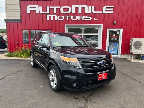 2014 Ford Explorer for sale at AUTOMILE MOTORS in Saco ME
