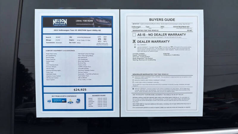 2023 Volkswagen Taos SE 4Motion