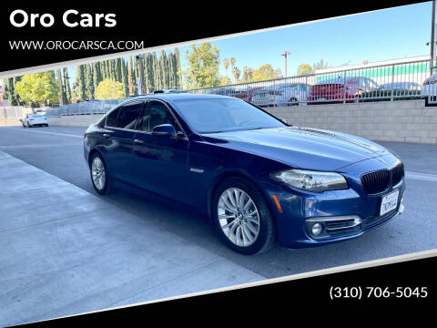 2015 BMW 5 Series for sale at Oro Cars in Van Nuys CA