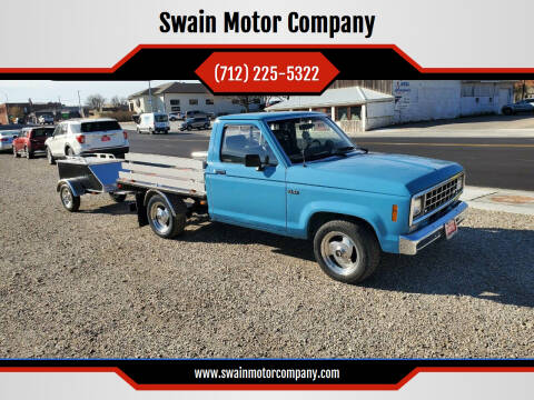 1984 Ford Ranger for sale at Swain Motor Company in Cherokee IA