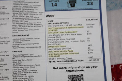 2014 Dodge Challenger SRT8 Core