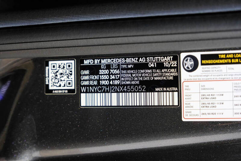 2022 Mercedes-Benz G-Class AMG G 63