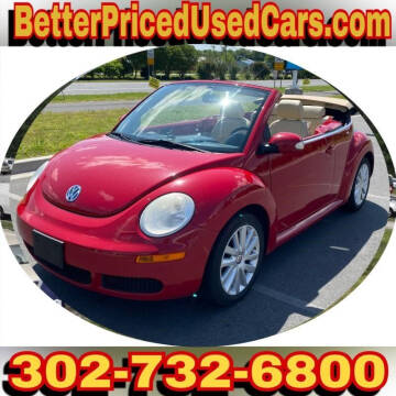 2008 Volkswagen New Beetle Convertible for sale at Better Priced Used Cars in Frankford DE
