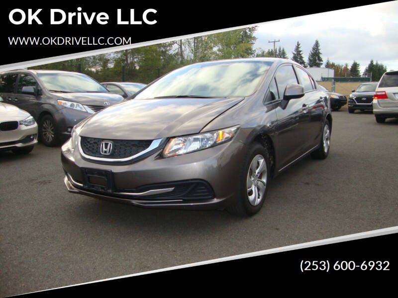 2013 Honda Civic for sale at OK Drive LLC in Federal Way WA