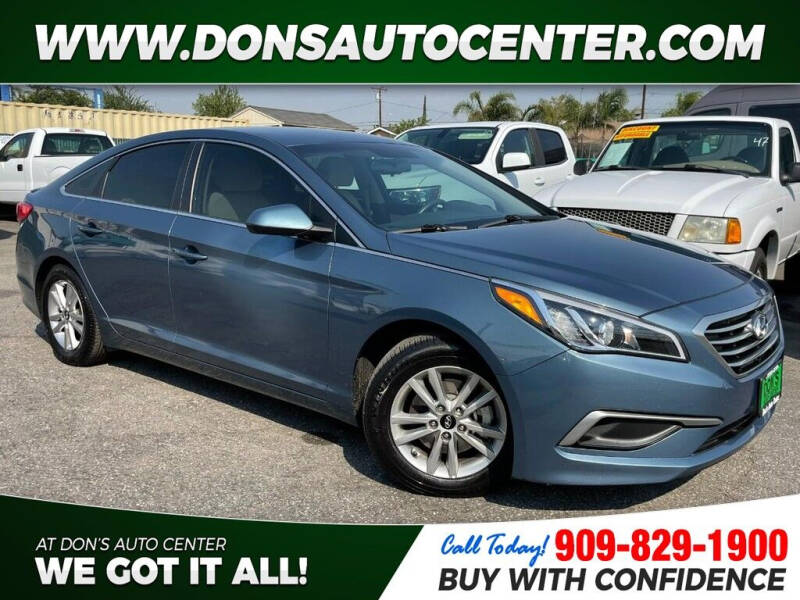 2016 Hyundai Sonata for sale at Dons Auto Center in Fontana CA