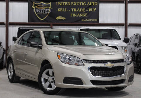 2014 Chevrolet Malibu for sale at United Exotic Auto in Houston TX