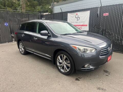 2013 Infiniti JX35 for sale at C&D Auto Sales Center in Kent WA