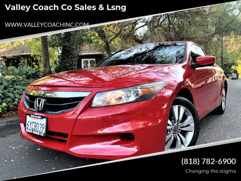 2012 Honda Accord for sale at Valley Coach Co Sales & Lsng in Van Nuys CA