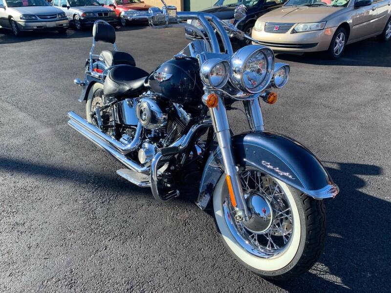 2008 Harley Davidson  FLSTN Softail deluxe for sale at FIVE POINTS AUTO CENTER in Lebanon PA