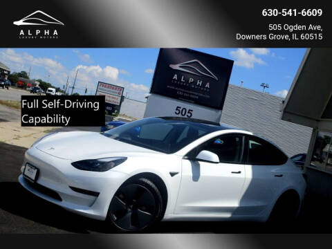 2021 Tesla Model 3 for sale at Alpha Luxury Motors in Downers Grove IL