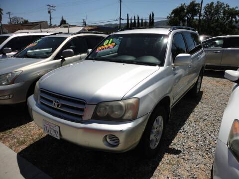 2001 Toyota Highlander for sale at SAVALAN AUTO SALES in Gilroy CA