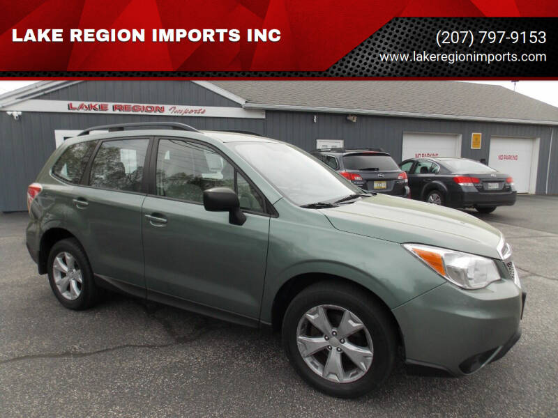 2016 Subaru Forester for sale at LAKE REGION IMPORTS INC in Westbrook ME