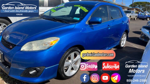 2009 Toyota Matrix for sale at Garden Island Motors in Lihue HI