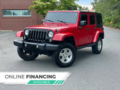 2014 Jeep Wrangler Unlimited for sale at Real Deal Cars in Everett WA