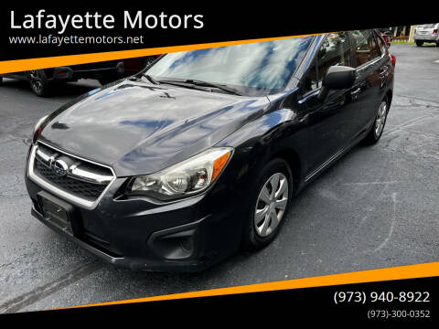 2014 Subaru Impreza for sale at Lafayette Motors in Lafayette NJ