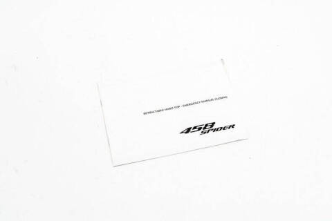 2013 Ferrari 458 Spider