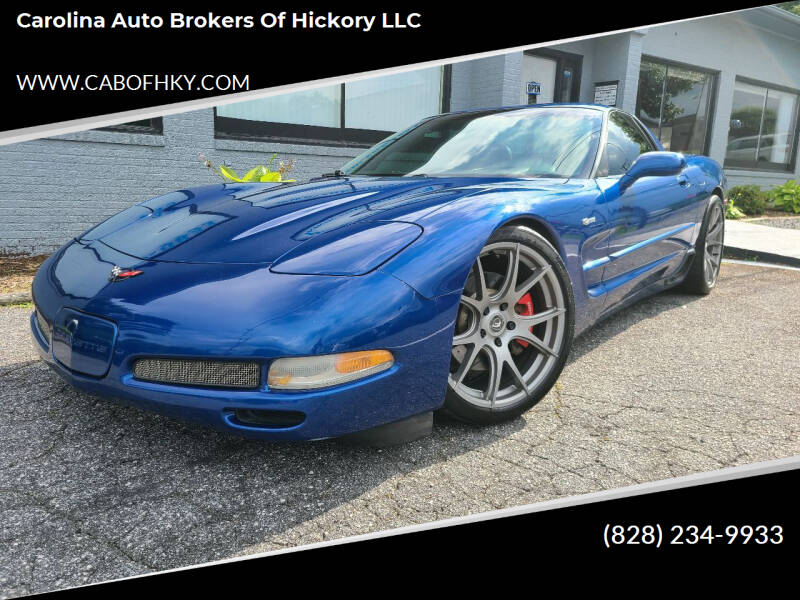 2002 Chevrolet Corvette for sale at Carolina Auto Brokers of Hickory LLC in Newton NC