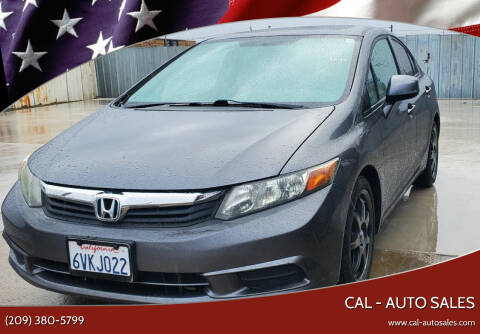 2012 Honda Civic for sale at Cal - Auto Sales in Empire CA