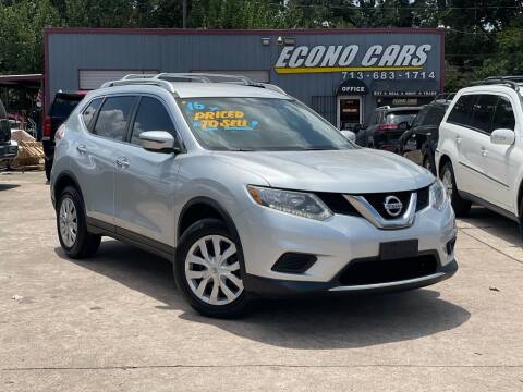 2016 Nissan Rogue for sale at Econo Cars in Houston TX
