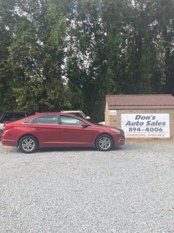 2015 Hyundai Sonata for sale at Don's Auto Sales in Benson NC