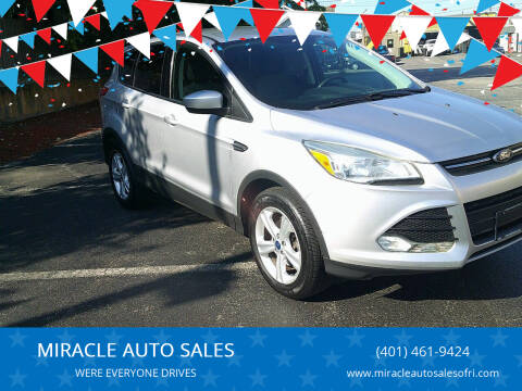 2013 Ford Escape for sale at MIRACLE AUTO SALES in Cranston RI