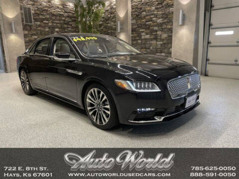 2020 Lincoln Continental for sale at Auto World Used Cars in Hays KS