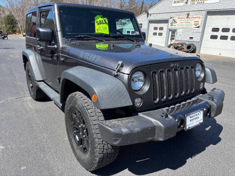 2016 Jeep Wrangler Willys Wheeler