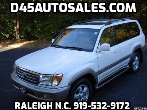 2004 Toyota Land Cruiser for sale at D45 Auto Brokers in Raleigh NC