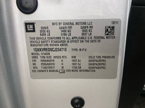 2012 GMC Acadia SLT-1