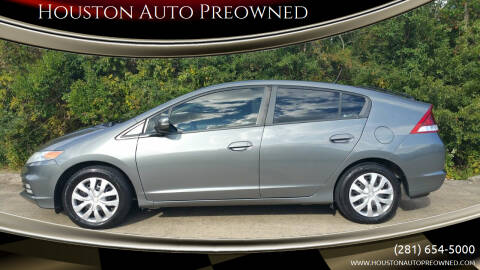 2012 Honda Insight for sale at Houston Auto Preowned in Houston TX