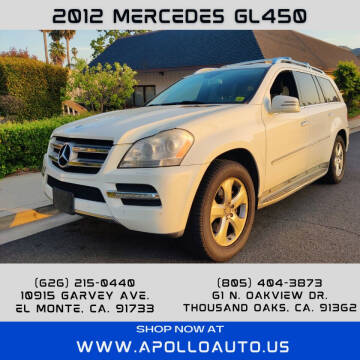 2012 Mercedes-Benz GL-Class for sale at Apollo Auto Thousand Oaks in El Monte CA