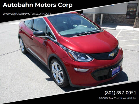 2017 Chevrolet Bolt EV for sale at Autobahn Motors Corp in North Salt Lake UT