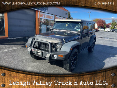 2014 Jeep Wrangler Unlimited for sale at Lehigh Valley Truck n Auto LLC. in Schnecksville PA