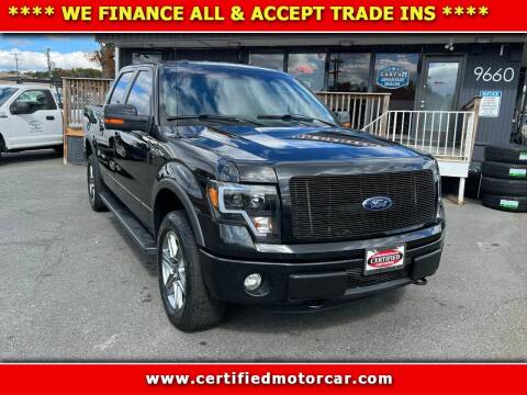2014 Ford F-150 for sale at CERTIFIED CAR CENTER in Fairfax VA
