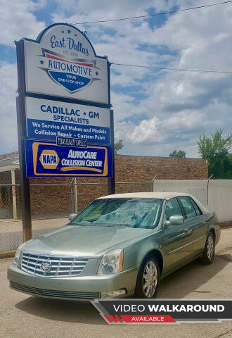 2007 Cadillac DTS for sale at East Dallas Automotive in Dallas TX