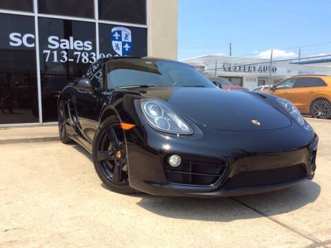 2014 Porsche Cayman for sale at SC SALES INC in Houston TX
