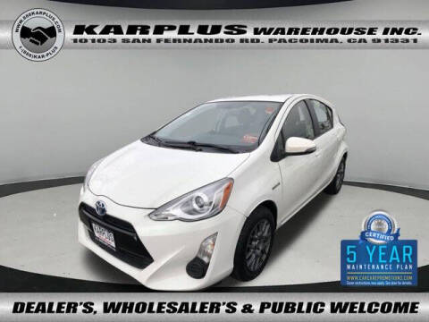 2015 Toyota Prius c for sale at Karplus Warehouse in Pacoima CA