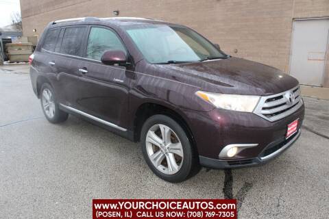 2012 Toyota Highlander for sale at Your Choice Autos in Posen IL