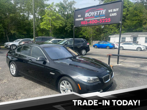 2014 BMW 5 Series for sale at Boyette Auto Sales in Covington LA