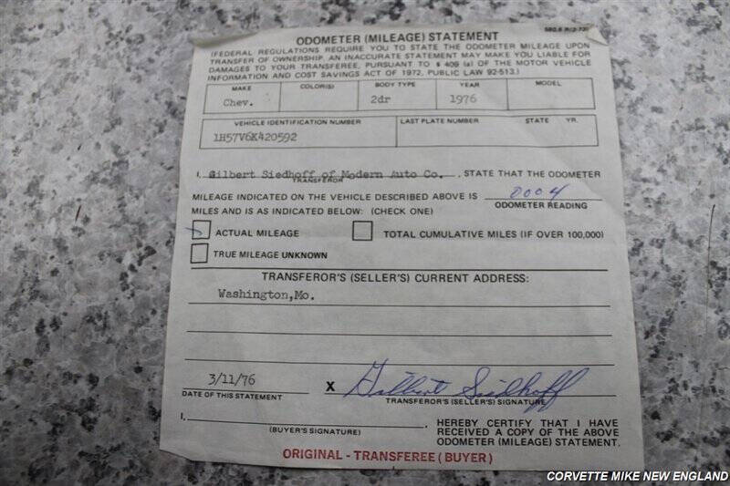 1976 Chevrolet Monte Carlo