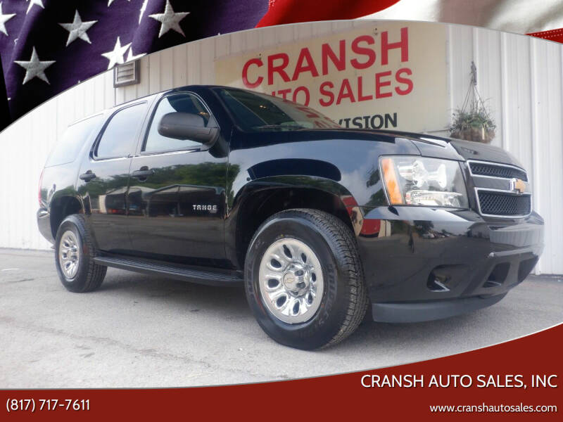 2012 Chevrolet Tahoe for sale at CRANSH AUTO SALES, INC in Arlington TX