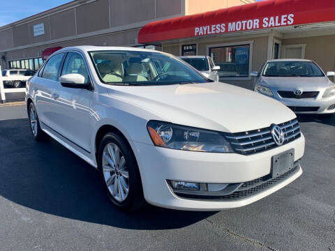 2013 Volkswagen Passat for sale at Payless Motor Sales LLC in Burlington NC