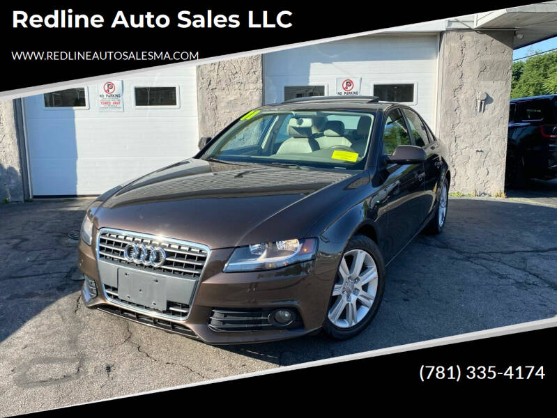 2011 Audi A4 for sale at Redline Auto Sales LLC in East Weymouth MA