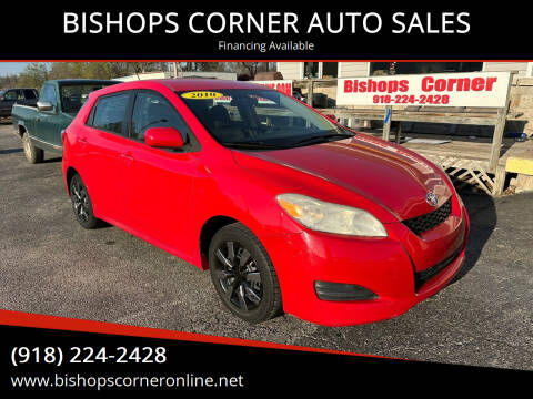 2010 Toyota Matrix for sale at BISHOPS CORNER AUTO SALES in Sapulpa OK