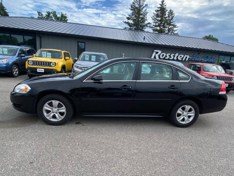 2012 Chevrolet Impala for sale at ROSSTEN AUTO SALES in Grand Forks ND