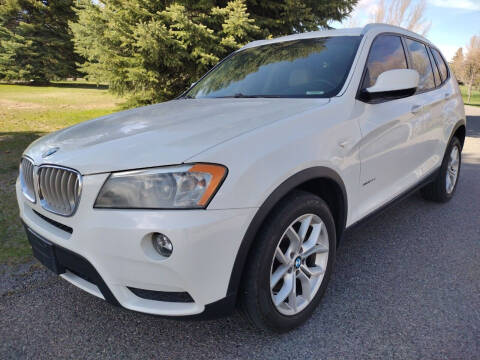 2011 BMW X3 for sale at BELOW BOOK AUTO SALES in Idaho Falls ID