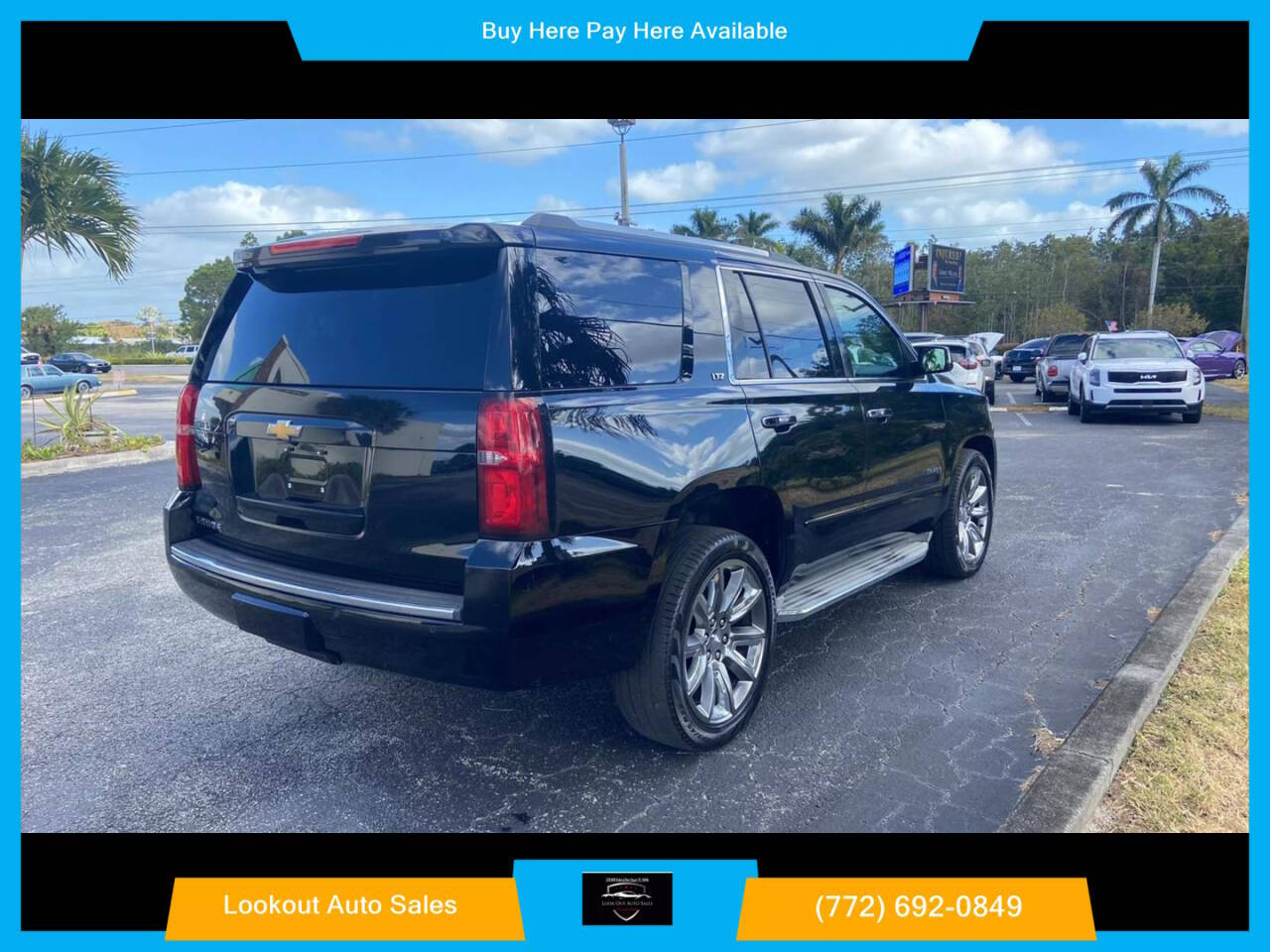 2015 Chevrolet Tahoe for sale at Lookout Auto Sales in Stuart, FL