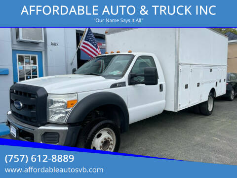 2015 Ford F-450 Super Duty for sale at AFFORDABLE AUTO & TRUCK INC in Virginia Beach VA