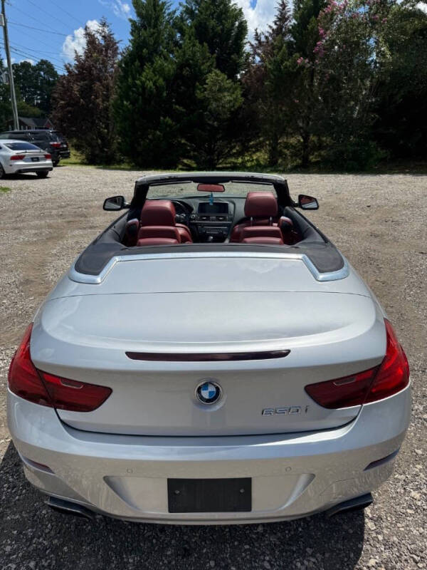 2012 BMW 6 Series 650i